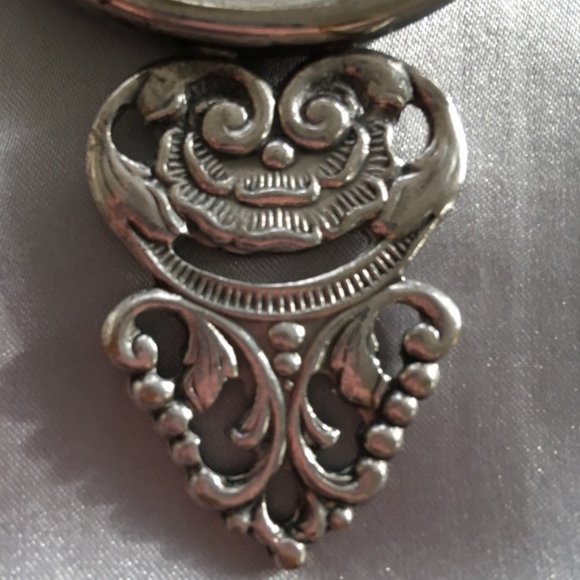 VINTAGE Hans Jensen Denmark Silver Purse Mirror - Rare & Unique! - Picture 3 of 7